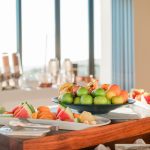 Continental breakfast set up at Pullman Bunker Bay Resort